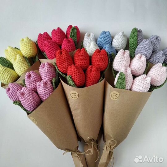 Тюльпаны ручной работы