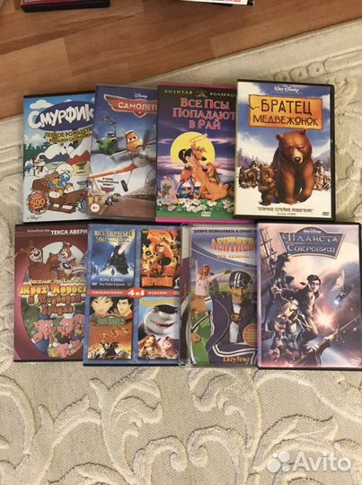Диски с мультфильмами