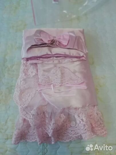 Красивый конверт на выписку для девочки