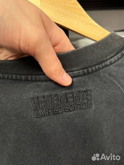 Футболка vetements (новинка) oversize