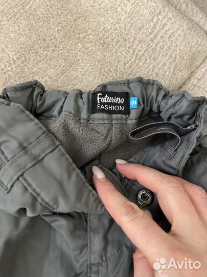 Утепленные брюки весна осень 104