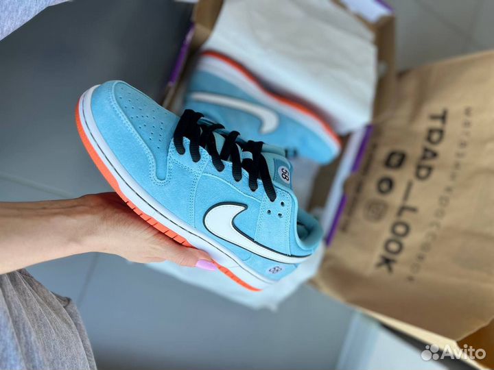 Кроссовки nike sb dunk low club 58 gulf