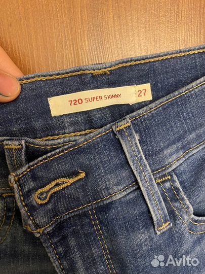 Джинсы levis 720 super skinny