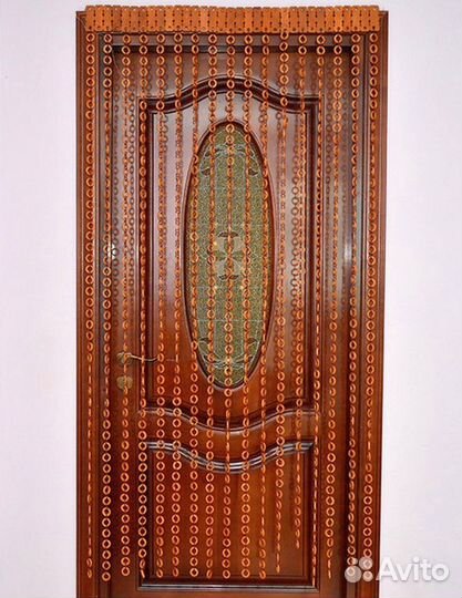 Декоративные шторы из дерева