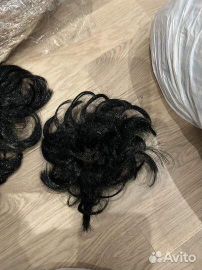 Парик резинка волосы