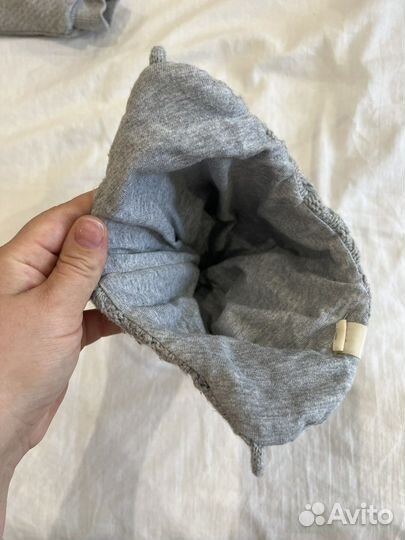 Шапка детская новорожденным осень