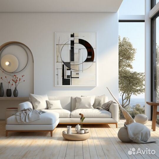 Интерьерные абстрактные картины на заказ