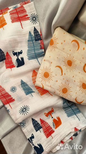 Пеленка муслиновая 110*120