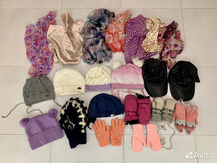 Шапка варежки шарфы