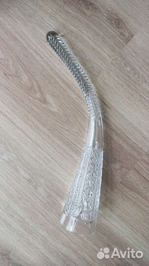 Рог хрусталь СССР 45 см