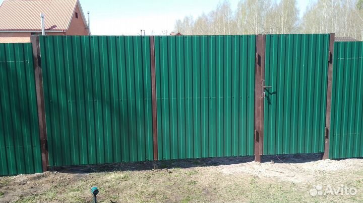 Откатные ворота под ключ