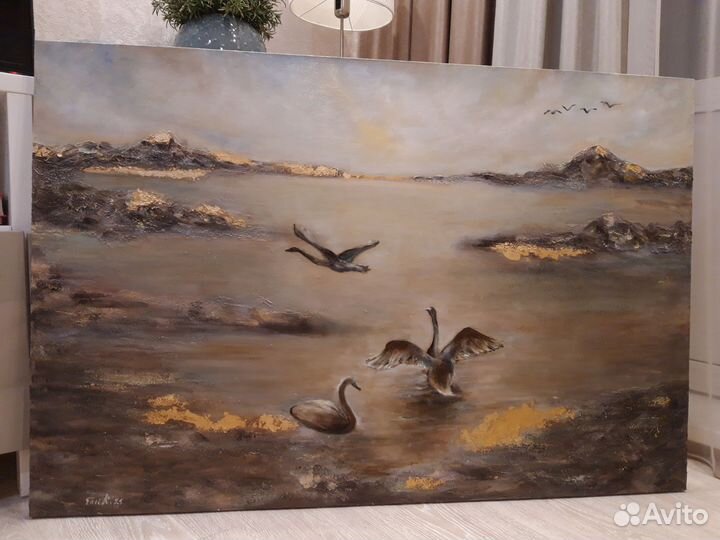 Картина маслом на холсте большая