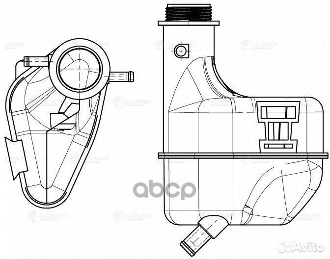 Бачок расширит. охл. жидкости для а/м Daewoo Matiz