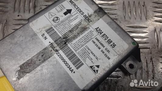 Блок управления airbag mercedes benz C-class W204 (ASE09OQ01)