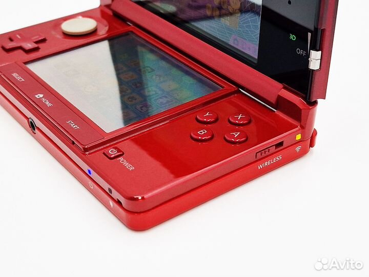 Nintendo 3DS Red Metallic 64 Gb + любые игры