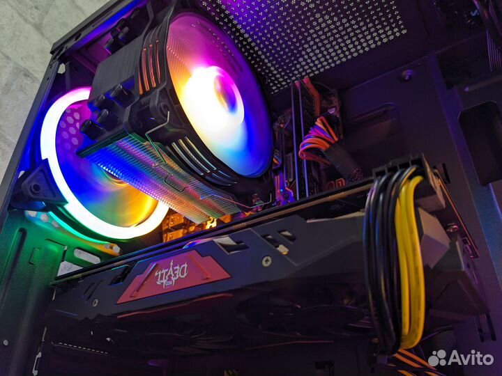 Игровой пк Intel core i7 / Rx 570 / 16gb озу/ Ssd