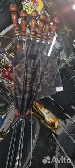 Набор шампуров в чехле