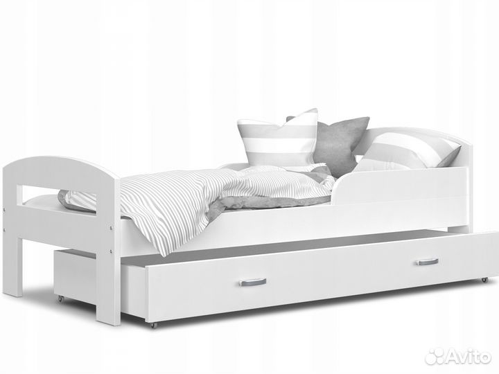 Кровать подростковая Стиль с бортиком