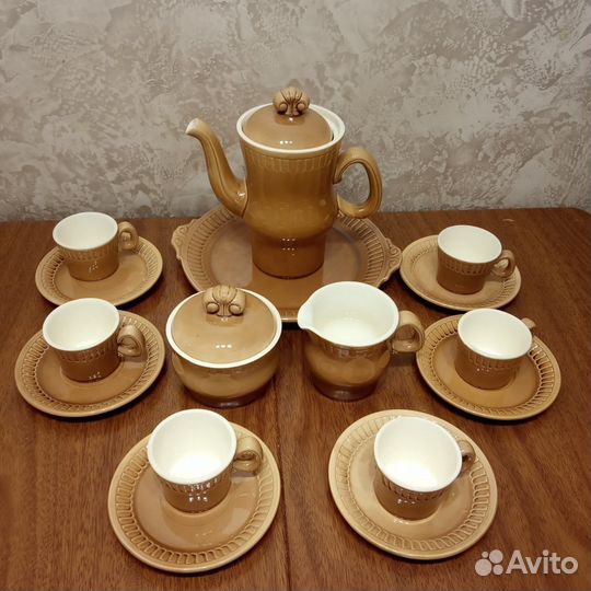 Кофейный сервиз Зик + доп чашки