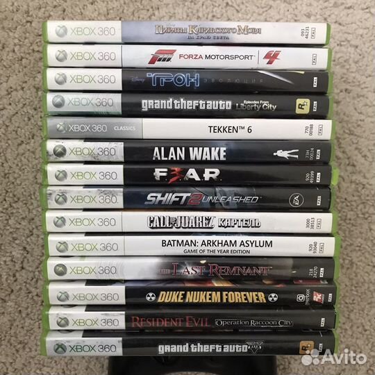 Xbox 360 slim 250gb + диски