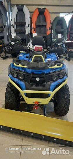 Квадроцикл рм 800 Duo EPS синий и чёрный