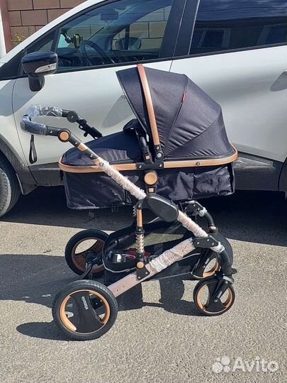 Коляска 2в1 трансформер Новая (Black)