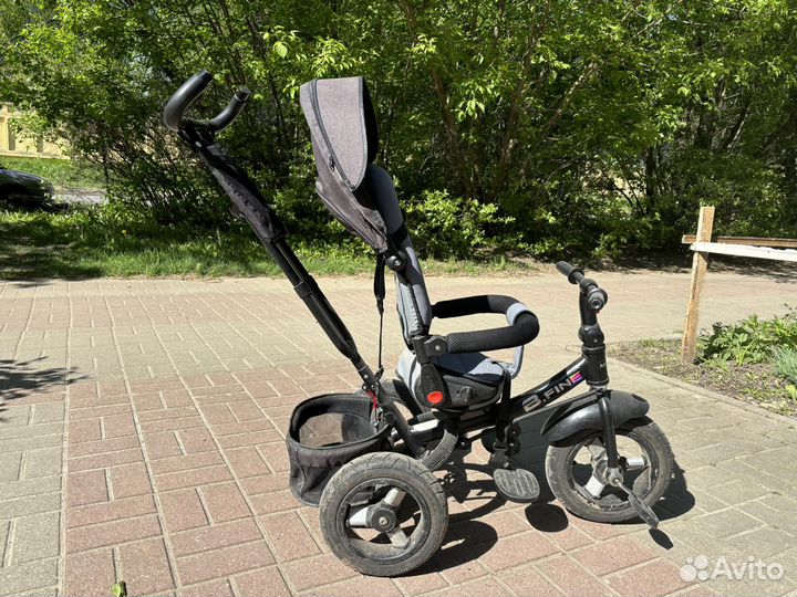 Велосипед коляска с ручкой