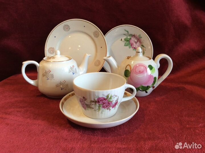 Чайник заварочный фарфоровый СССР