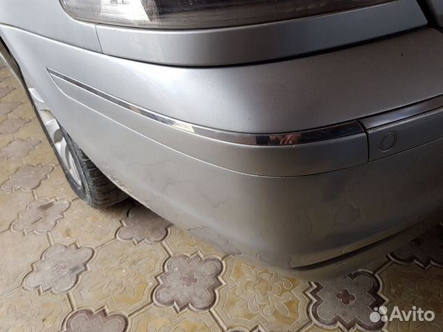 Молдинги хромированные задний бампер