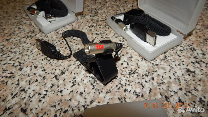 Фонарик USB светодиодный iru для ноутбука