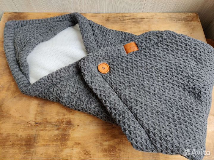 Конверт - плед на выписку зимний loom