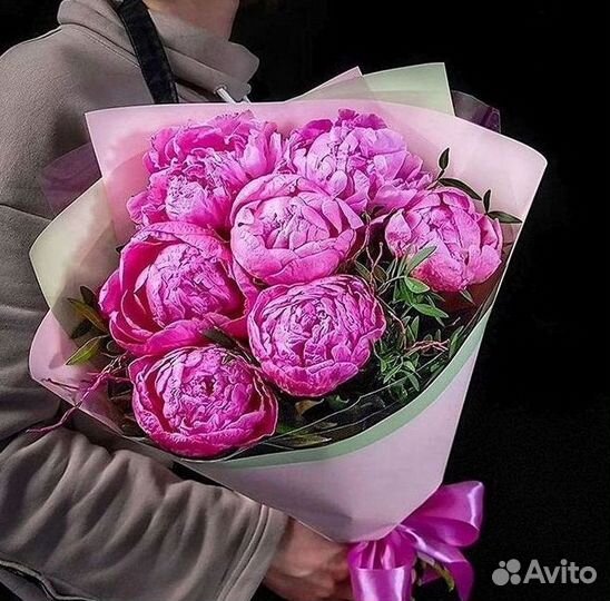 Пионы Букет пионов