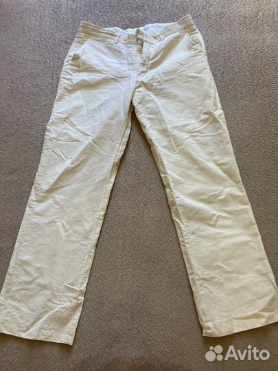 Мужские летние льняные брюки