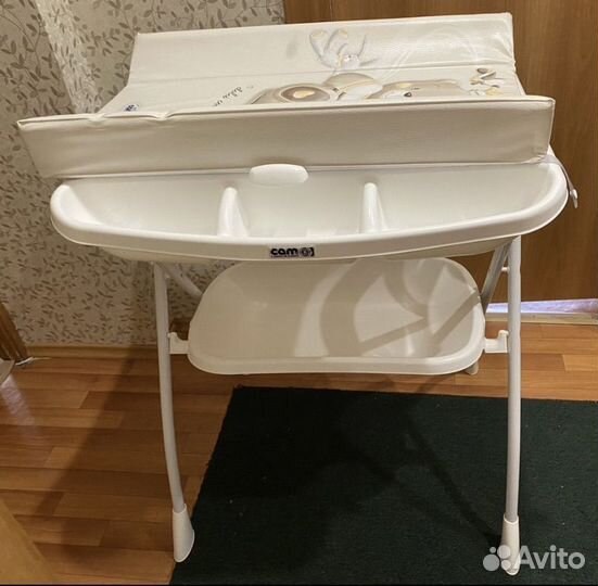 Пеленальный столик с ванночкой CAM