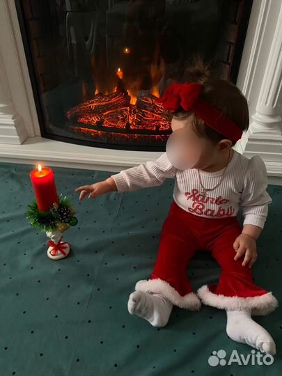 Новогодний костюм для девочки 74-80