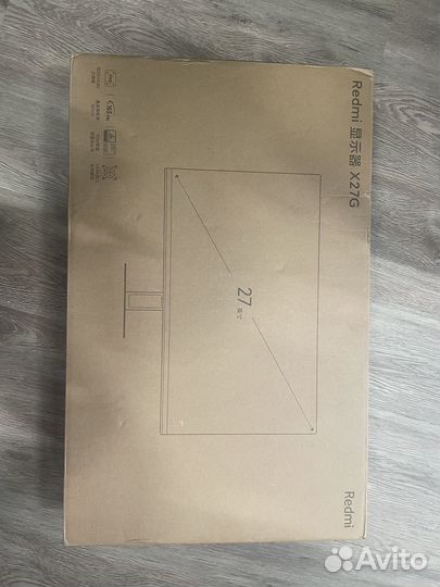 Игровой монитор xiaomi redmi x27g g27 165hz 165гц