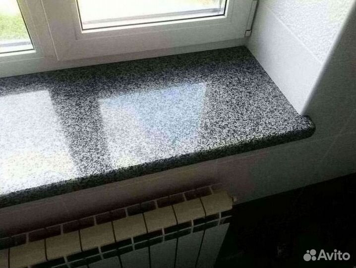 Подоконник под мрамор из искусственного камня терм