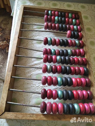 Счеты деревянные