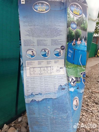 Каркасный бассейн бу