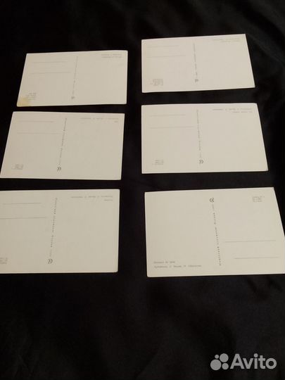 Открытки СССР детские сказки не подписанные