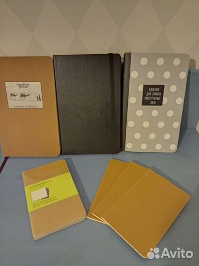 Блокноты обычные 13*21 и необычные) Moleskine