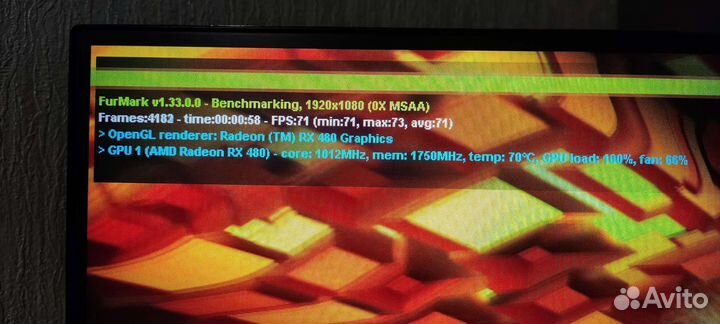 Видео карта MSI RX480 Armor, 4gb