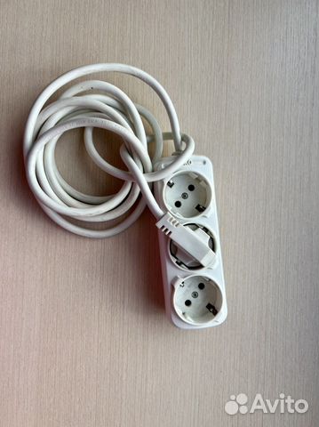 Удлинитель электрический на 3 розетки б/у