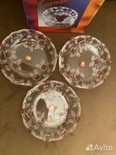 Сервировочные тарелки 3 штуки
