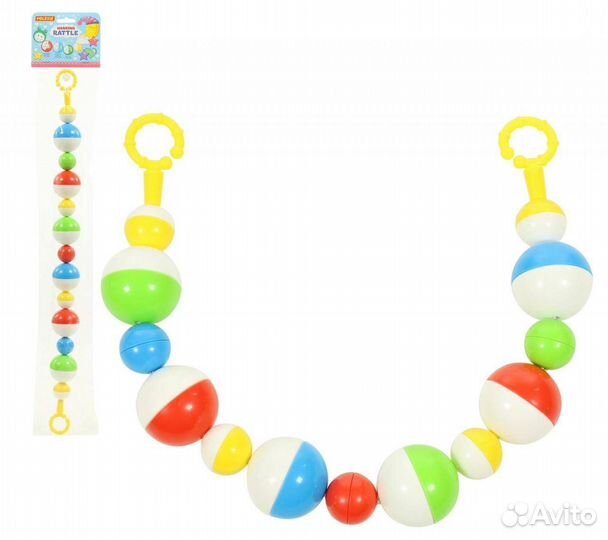 Погремушка-подвеска Шарики 71613