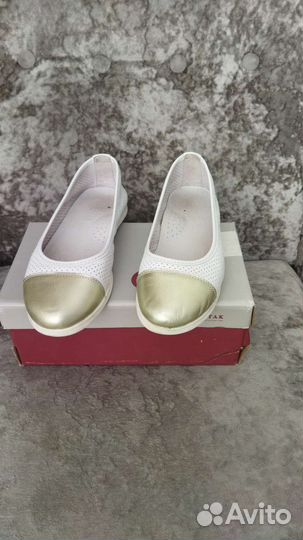 Балетки натуральная кожа