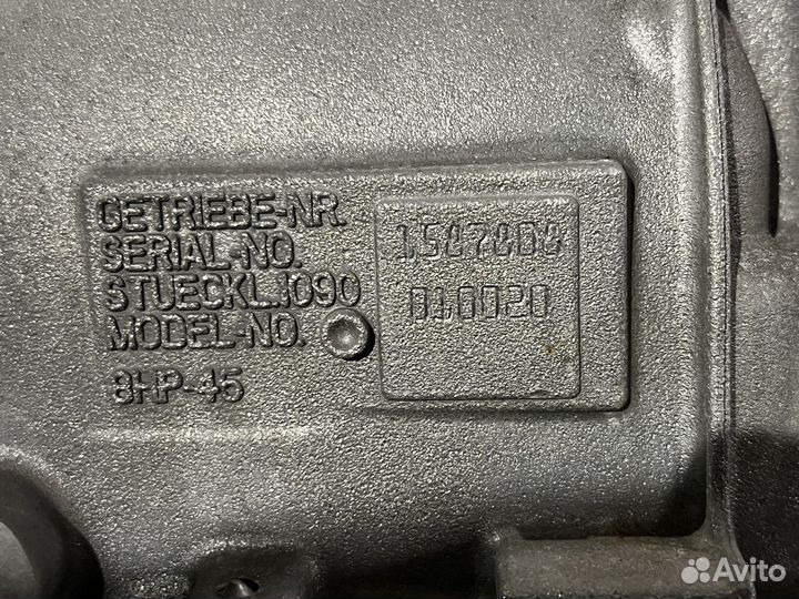 АКПП BMW F10 8hp45 N52B30