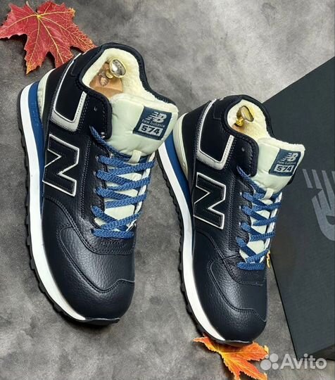 Зимние кроссовки/ New balance 574 Высокое с мехом