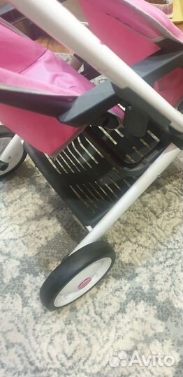 Коляска для кукол quinny smoby для двойни