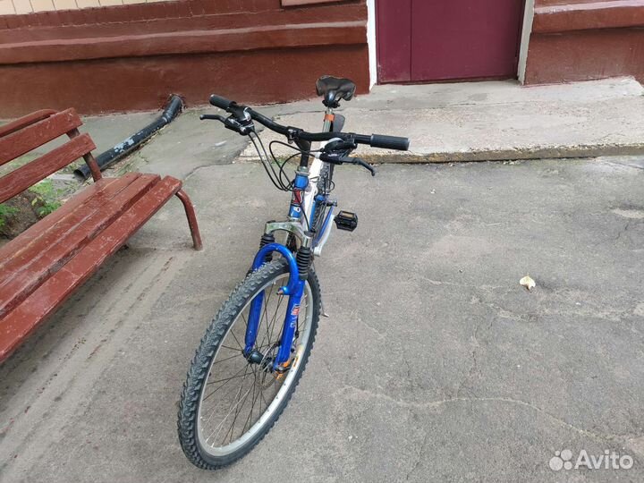 Велосипед двухподвесный горный взрослый